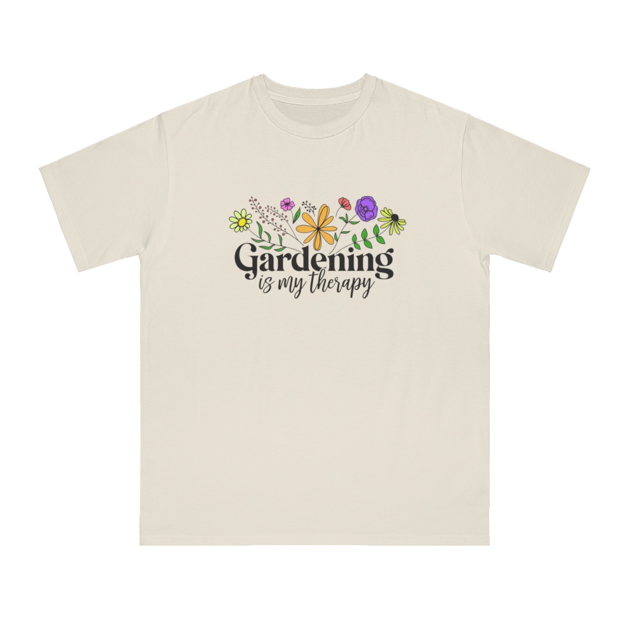 Gardening is My Therapy - Organic T-Shirt