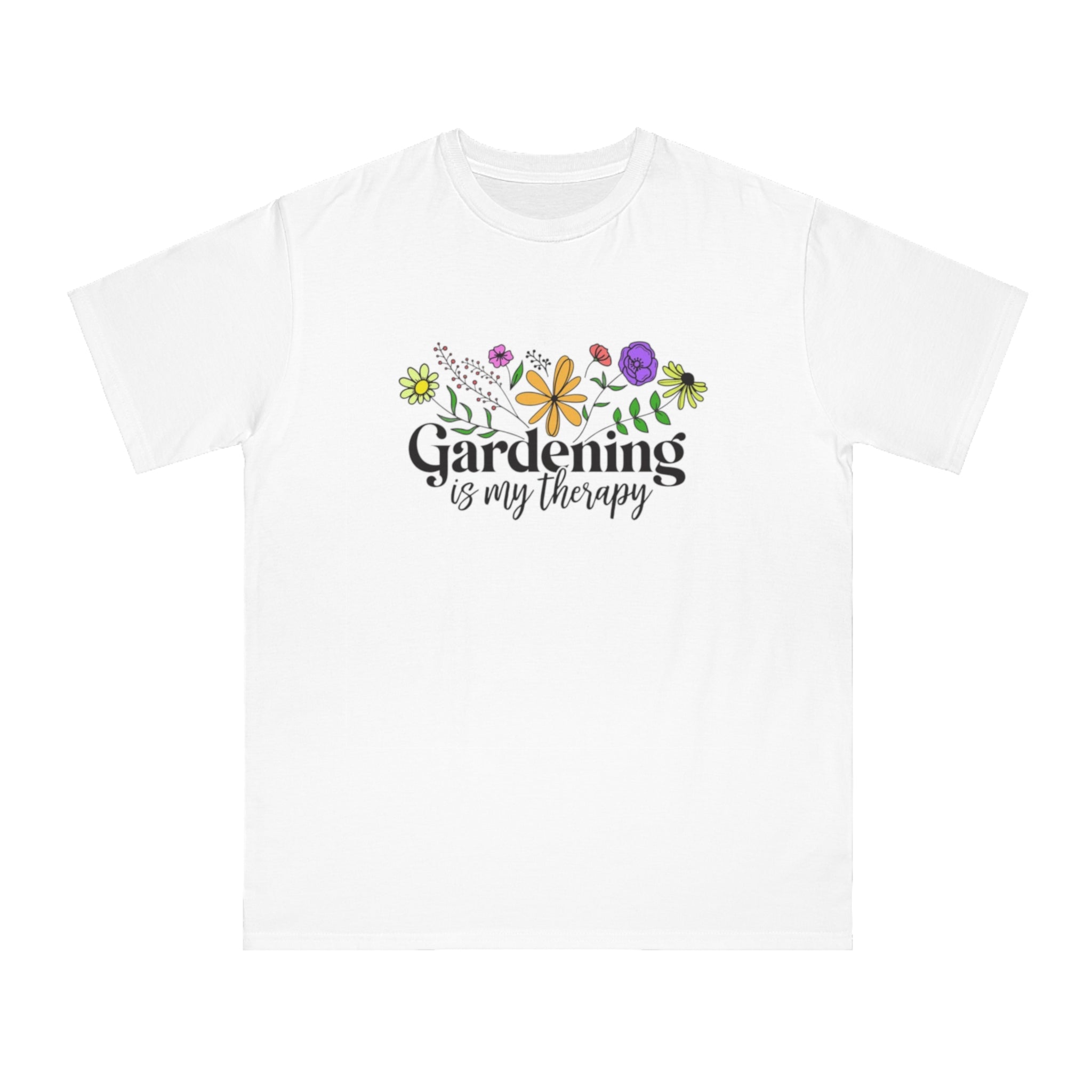 Gardening is My Therapy - Organic T-Shirt