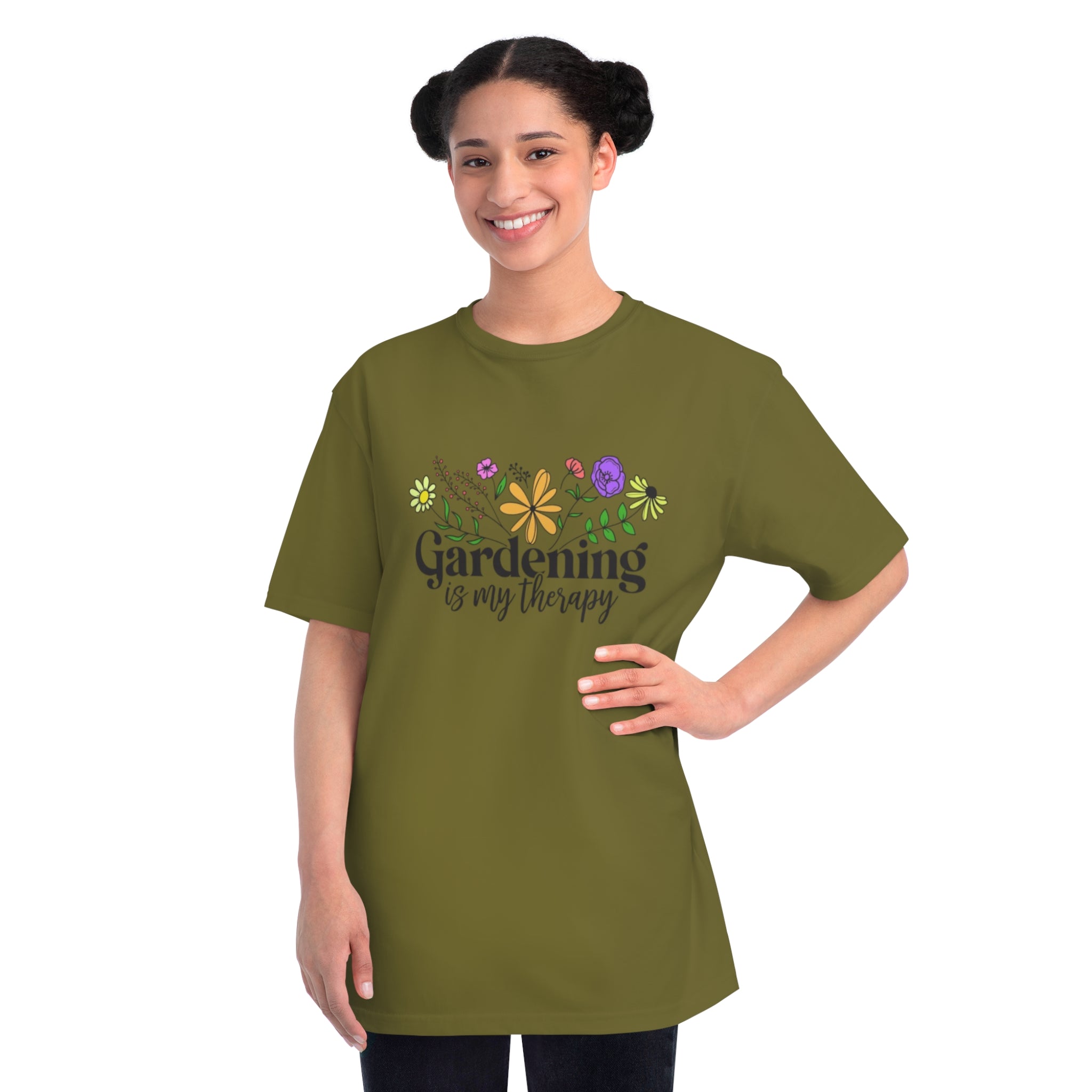 Gardening is My Therapy - Organic T-Shirt